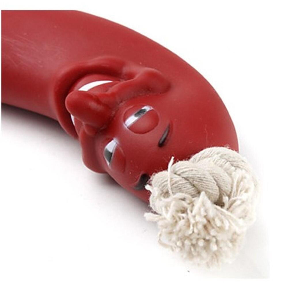 Funny Dog Sausage Rope Toy for Chewing & Tugging by HitMyNeed