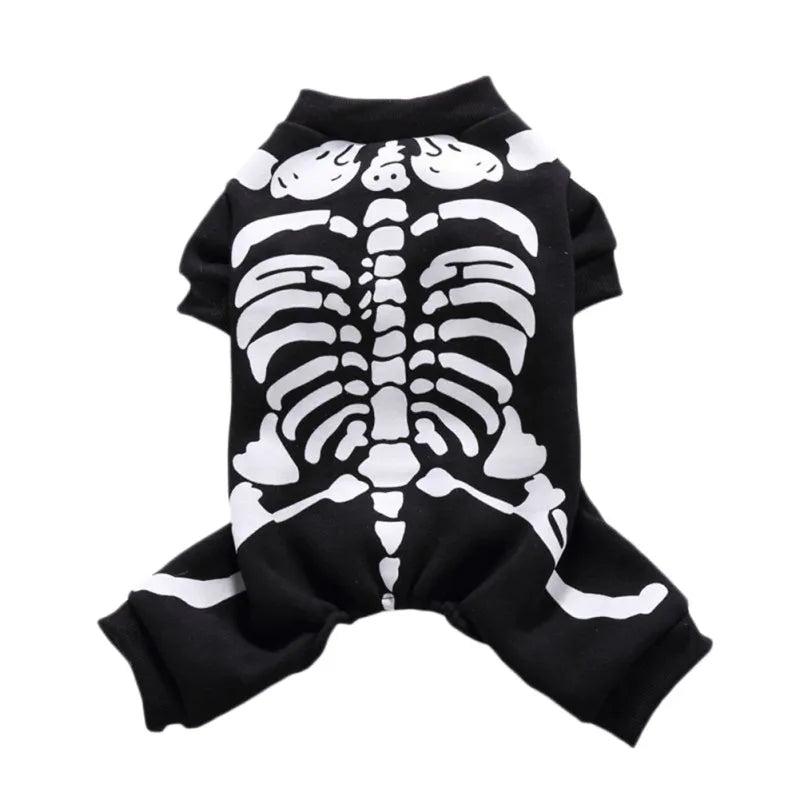 Funny Dog Skeleton Halloween Costume Outfit by HitMyNeed