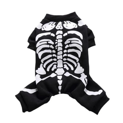Funny Dog Skeleton Halloween Costume Outfit by HitMyNeed