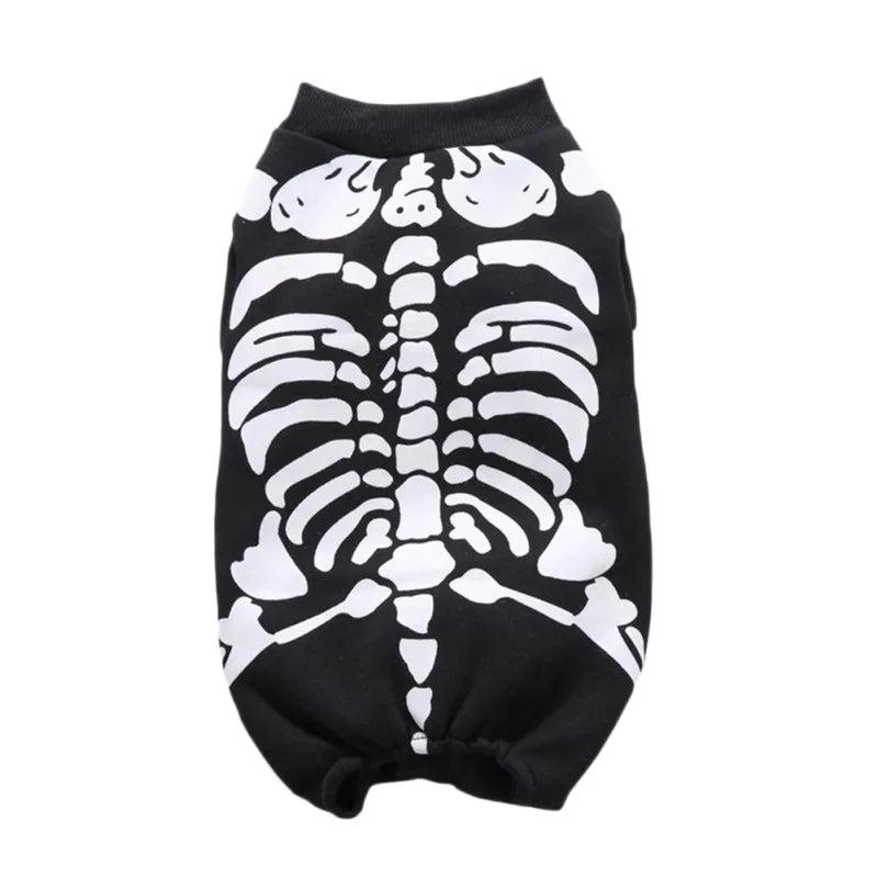 Funny Dog Skeleton Halloween Costume Outfit by HitMyNeed