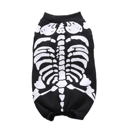 Funny Dog Skeleton Halloween Costume Outfit by HitMyNeed