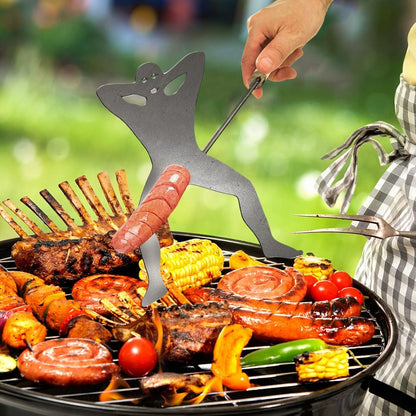 Funny Hot Dog Skewer Roasting Tool with Wooden Handle by HitMyNeed