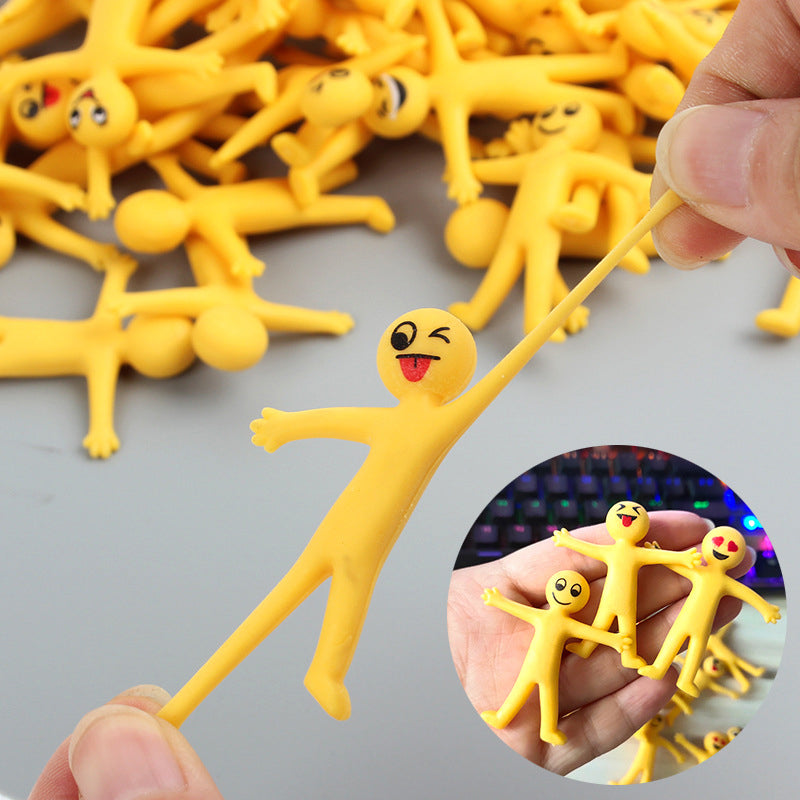 Funny Little Man Squishy Stress Relief Toy randomly-15pcs by HitMyNeed