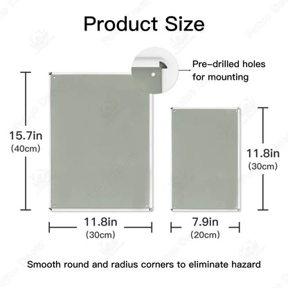 Funny Metal Bathroom Wall Art with Easy Mounting by HitMyNeed