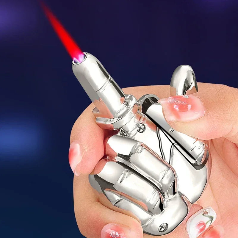 Funny Middle Finger Torch Lighter with Voice by HitMyNeed