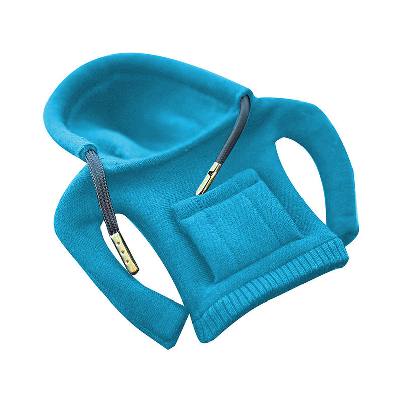 Funny Mini Hoodie Cover for Car Gear Shifter blue by HitMyNeed