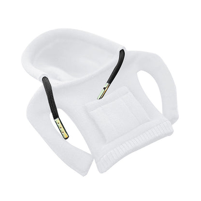 Funny Mini Hoodie Cover for Car Gear Shifter white by HitMyNeed