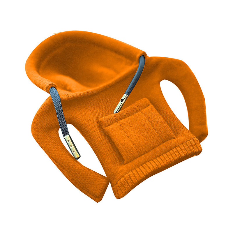 Funny Mini Hoodie Cover for Car Gear Shifter yellow by HitMyNeed
