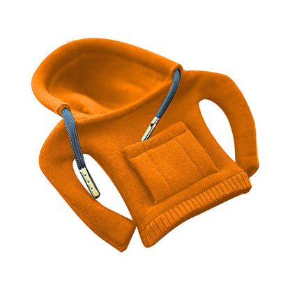 Funny Mini Hoodie Cover for Car Gear Shifter yellow by HitMyNeed