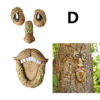 Funny Old Man Tree Face Hugger Garden Sculpture d by HitMyNeed