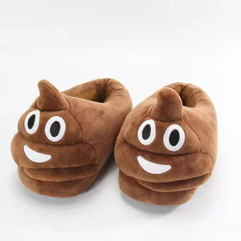 Funny Poop Emoji Slippers for Kids & Adults by HitMyNeed