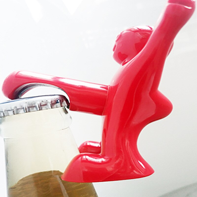 Funny Red Man Bottle Opener Pocket Size by HitMyNeed