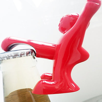 Funny Red Man Bottle Opener Pocket Size by HitMyNeed