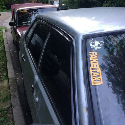 Funny Reflective Fake Taxi Car Stickers (Set of 2) by HitMyNeed