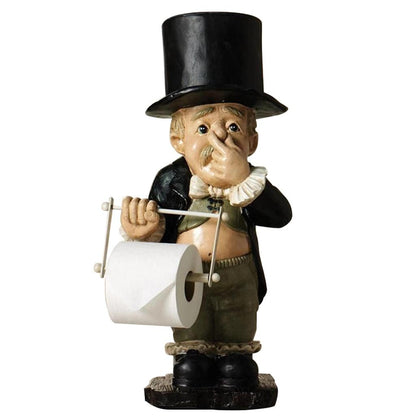 Funny Resin Toilet Roll Butler Holder by HitMyNeed