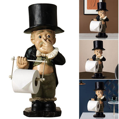 Funny Resin Toilet Roll Butler Holder by HitMyNeed