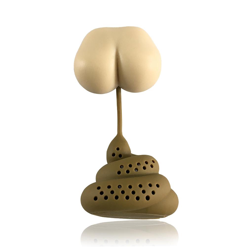 Funny Silicone Poop Tea Infuser for Loose Leaf Tea by HitMyNeed