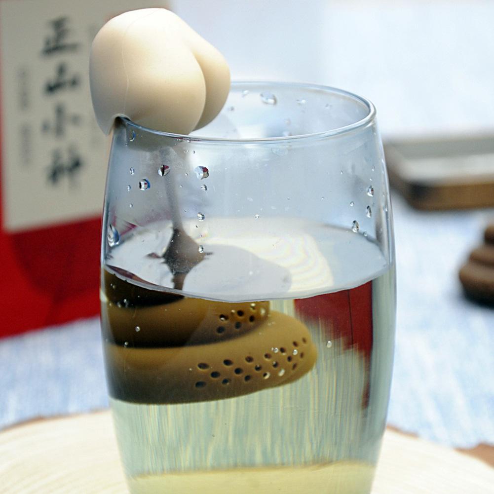 Funny Silicone Poop Tea Infuser for Loose Leaf Tea by HitMyNeed
