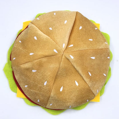 Funny Soft Cloth Hamburger Costume Hat by HitMyNeed