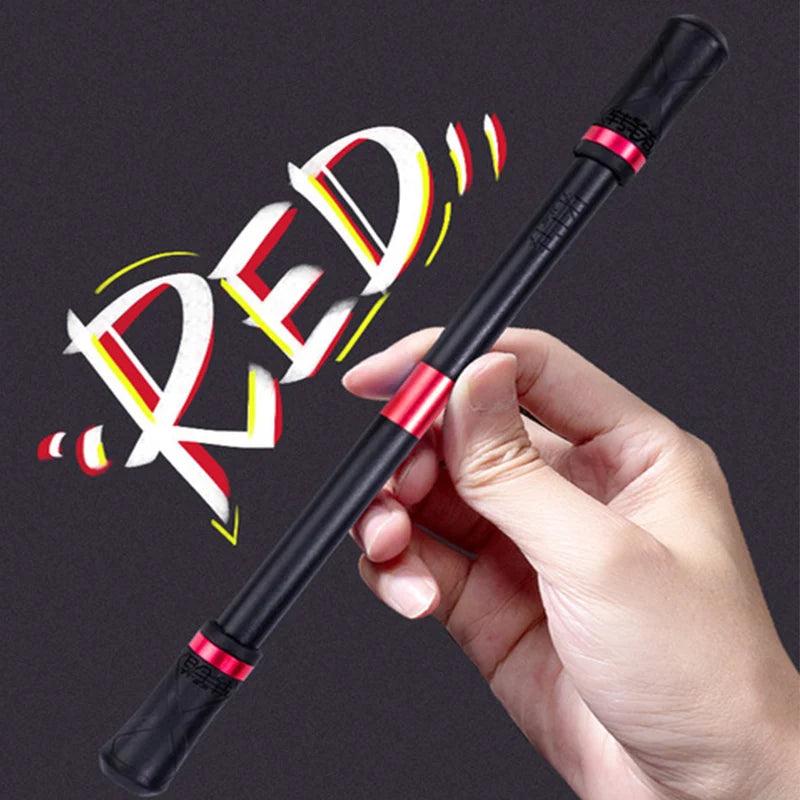 Funny Spinning Fidget Pen Toy for Stress Relief red by HitMyNeed