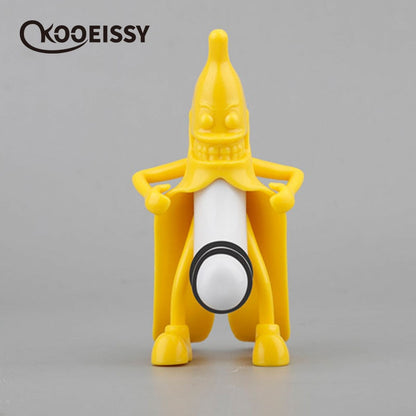 Funny Yellow Banana Wine Bottle Stopper by HitMyNeed