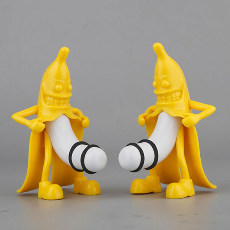 Funny Yellow Banana Wine Bottle Stopper by HitMyNeed
