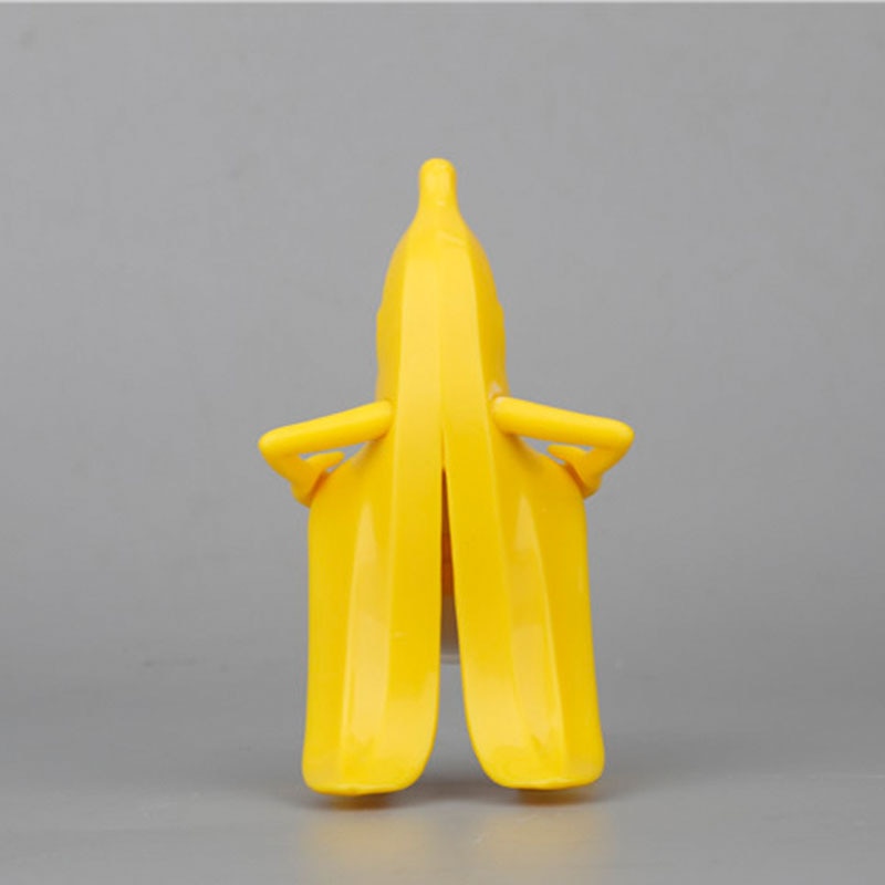 Funny Yellow Banana Wine Bottle Stopper by HitMyNeed