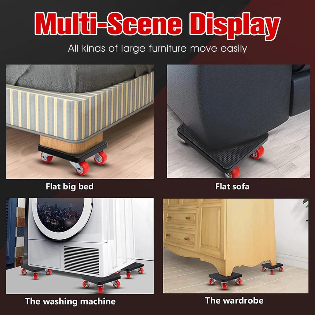 Furniture Lifter & 360° Moving Dolly Set 330 lbs by HitMyNeed