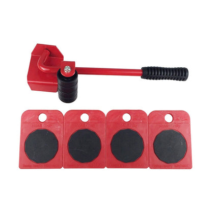 Furniture Rollers 5-Piece Moving Set with Lever Bar by HitMyNeed