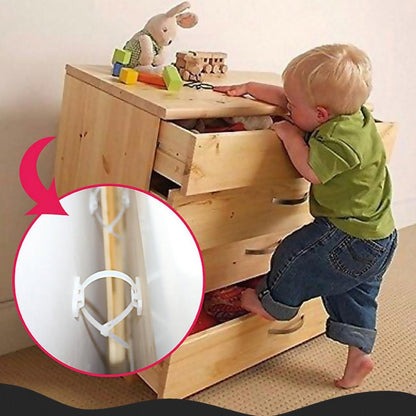 Furniture Wall Anchors 6-Piece Safety Strap Set by HitMyNeed