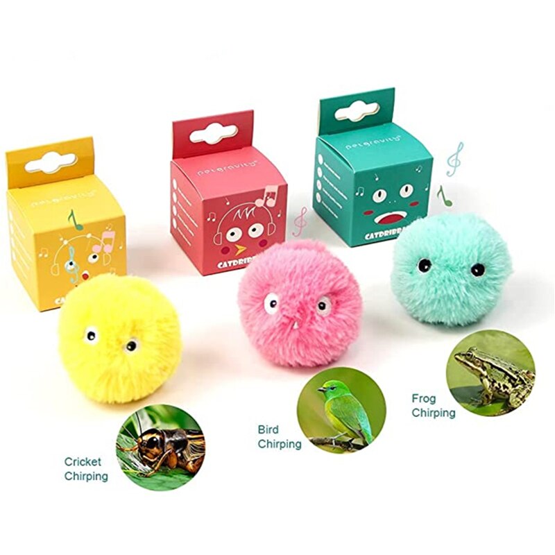 Furry Interactive Cat Ball with Sound by HitMyNeed