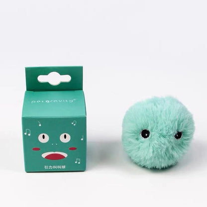 Furry Interactive Cat Ball with Sound g834c-blue by HitMyNeed