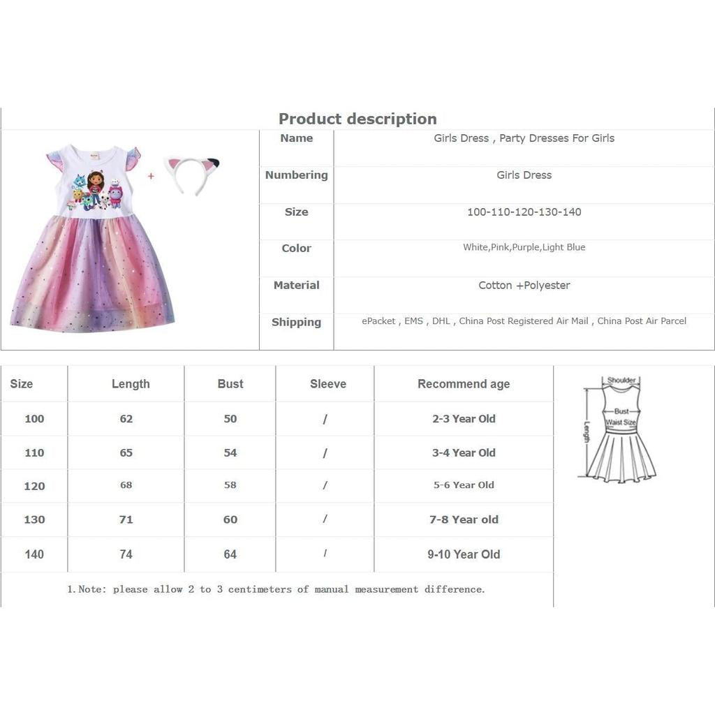 Gabby's Dollhouse Cat Dress & Headband for Girls by HitMyNeed