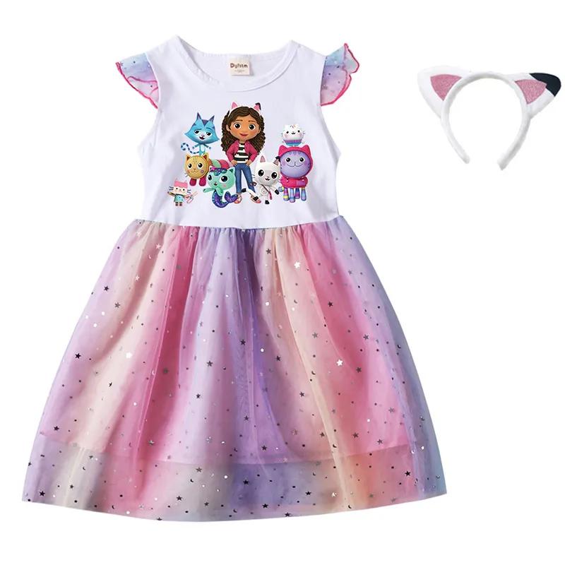 Gabby's Dollhouse Cat Dress & Headband for Girls by HitMyNeed