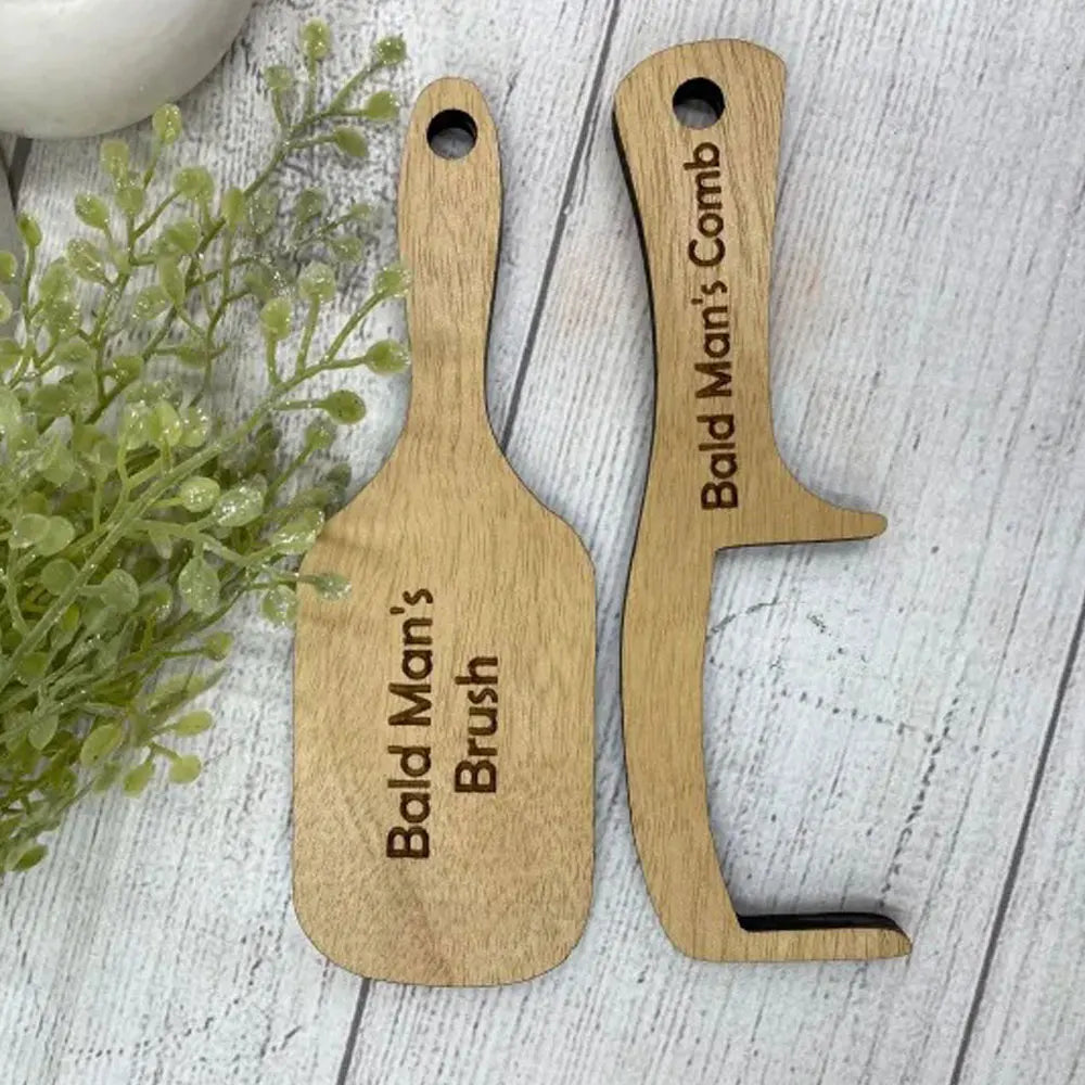 Gag Comb for Bald Men - Funny Hair Loss Gift by HitMyNeed