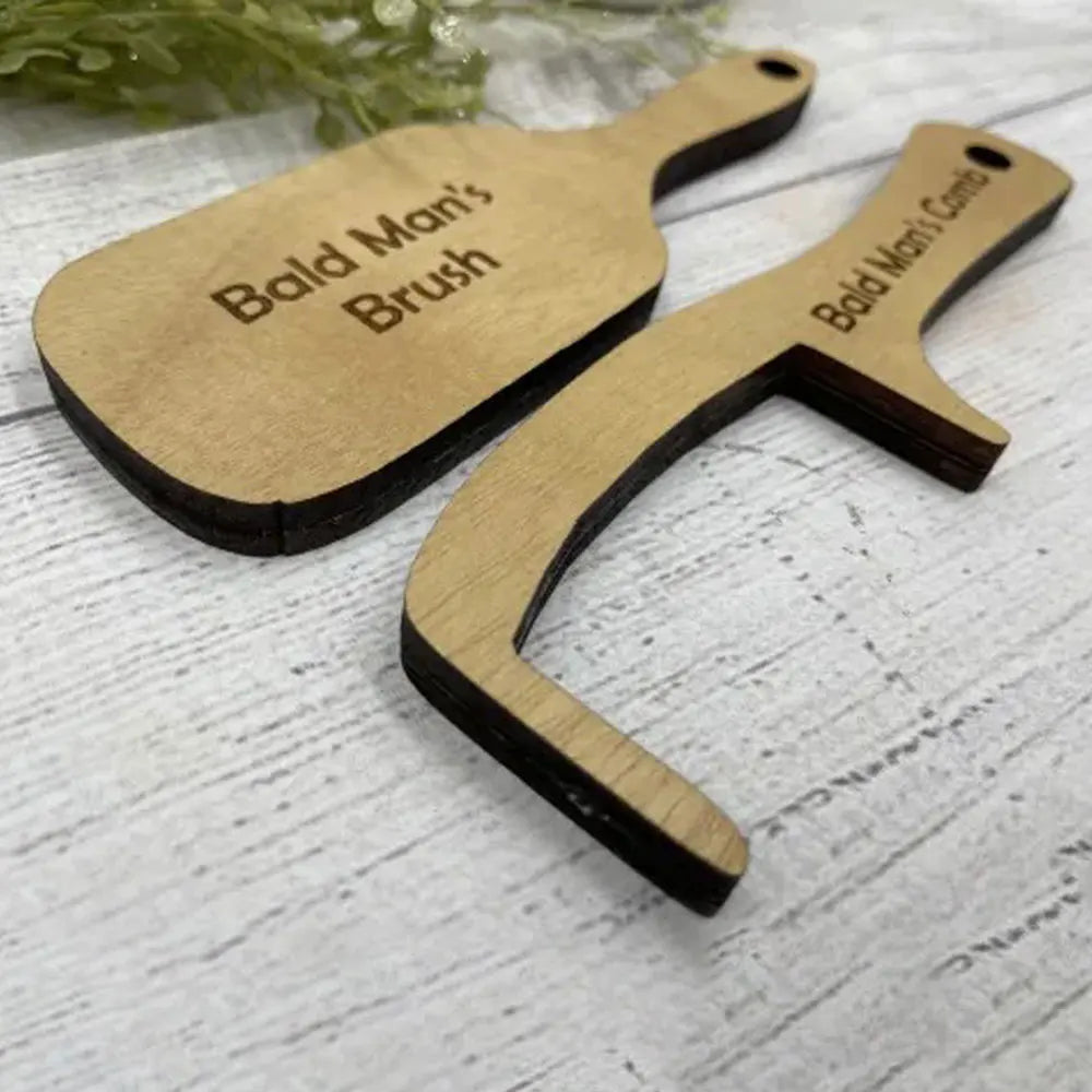 Gag Comb for Bald Men - Funny Hair Loss Gift by HitMyNeed