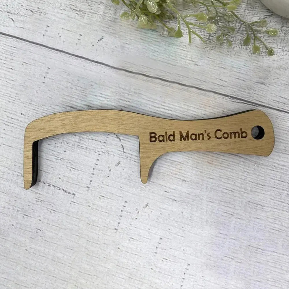 Gag Comb for Bald Men - Funny Hair Loss Gift by HitMyNeed