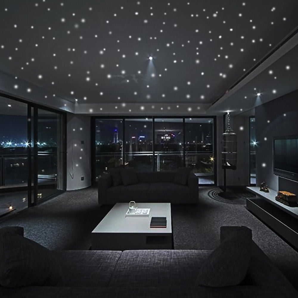 Galaxy Glow in the Dark Wall Stickers (407 pcs) by HitMyNeed