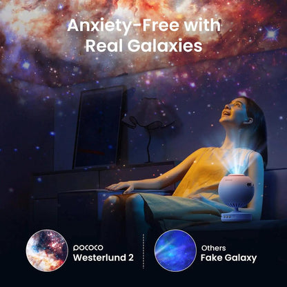 Galaxy Star Projector Night Light for Kids Rooms by HitMyNeed