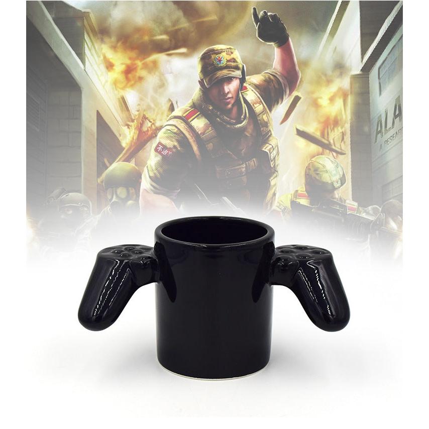 Game Controller Shaped Ceramic Coffee Mug 380ml by HitMyNeed