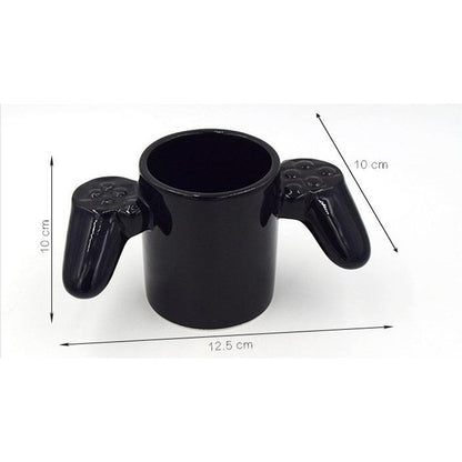 Game Controller Shaped Ceramic Coffee Mug 380ml by HitMyNeed