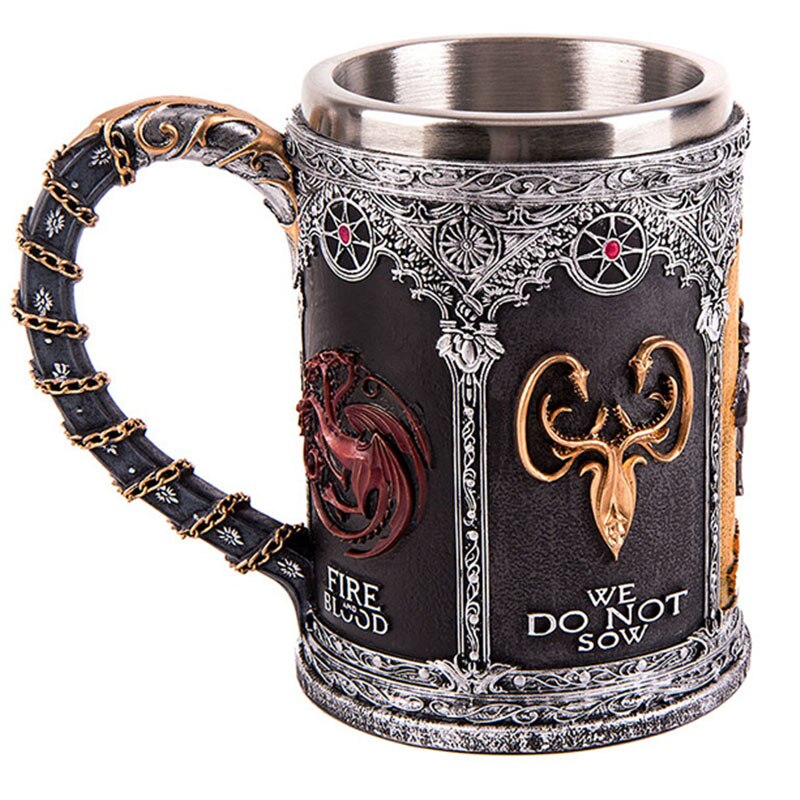 Game of Thrones Stainless Steel Beer Mug 620ml by HitMyNeed