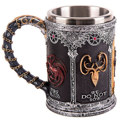 Game of Thrones Stainless Steel Beer Mug 620ml by HitMyNeed