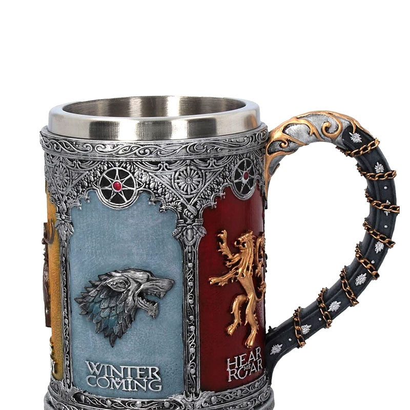 Game of Thrones Stainless Steel Beer Mug 620ml by HitMyNeed