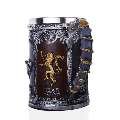 Game of Thrones Stainless Steel Beer Mug 620ml by HitMyNeed