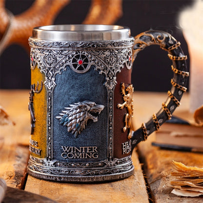Game of Thrones Stainless Steel Beer Mug 620ml by HitMyNeed
