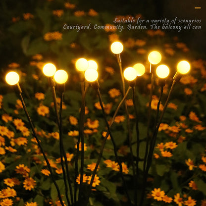 Garden Firefly Solar Lights with 6 LED Heads by HitMyNeed