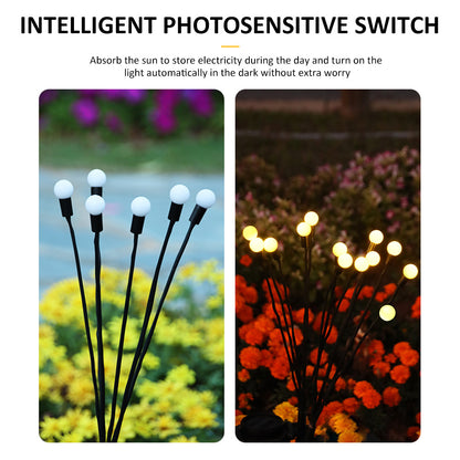 Garden Firefly Solar Lights with 6 LED Heads by HitMyNeed