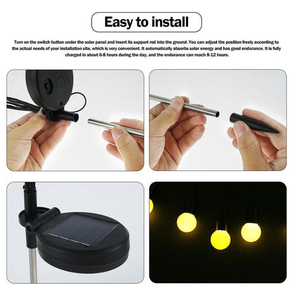 Garden Firefly Solar Lights with 6 LED Heads by HitMyNeed