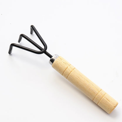 Garden Hand Tools 3-Piece Set with Wooden Handles by HitMyNeed